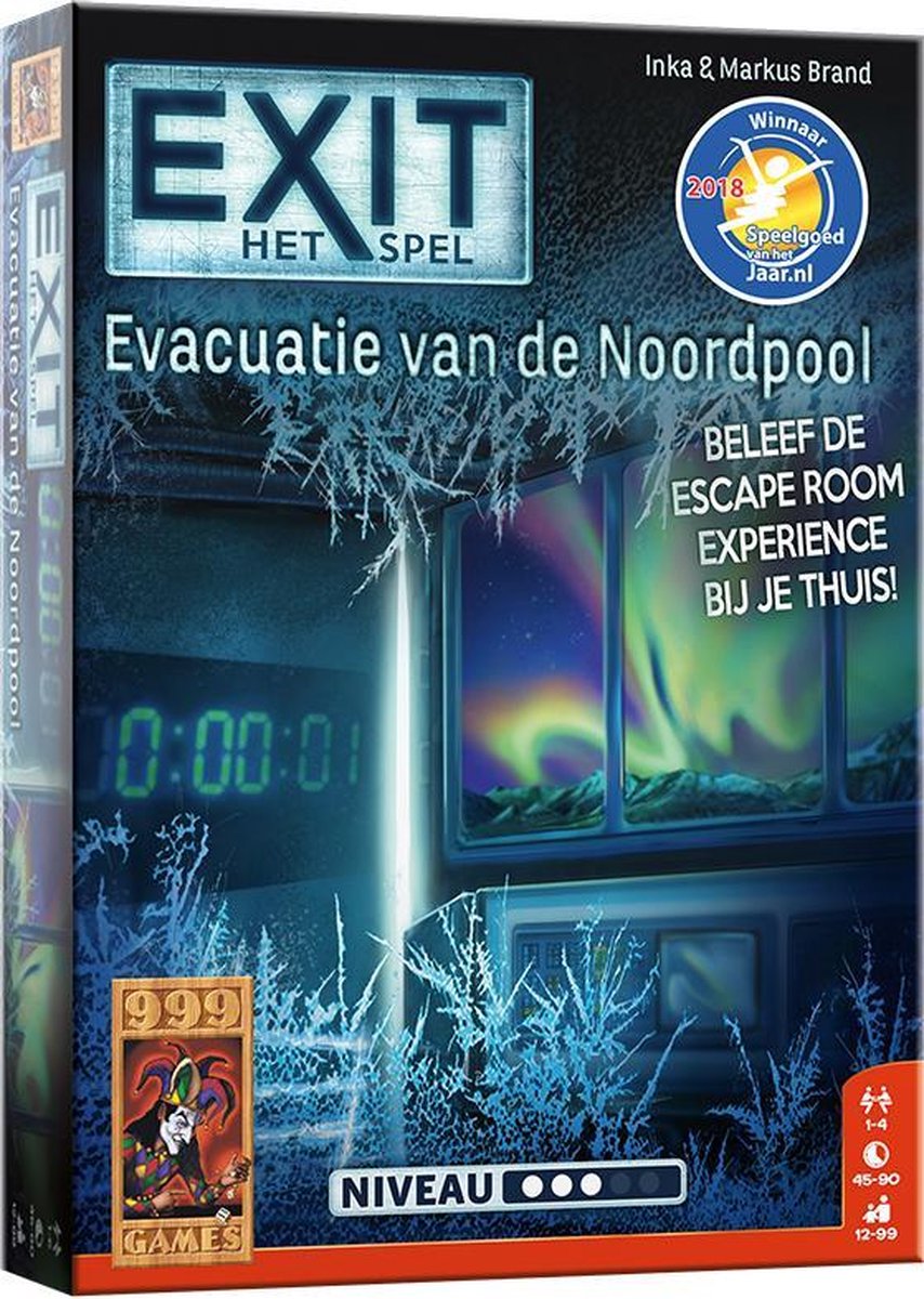 999Games breinbreker EXIT Evacuatie van de Noordpool