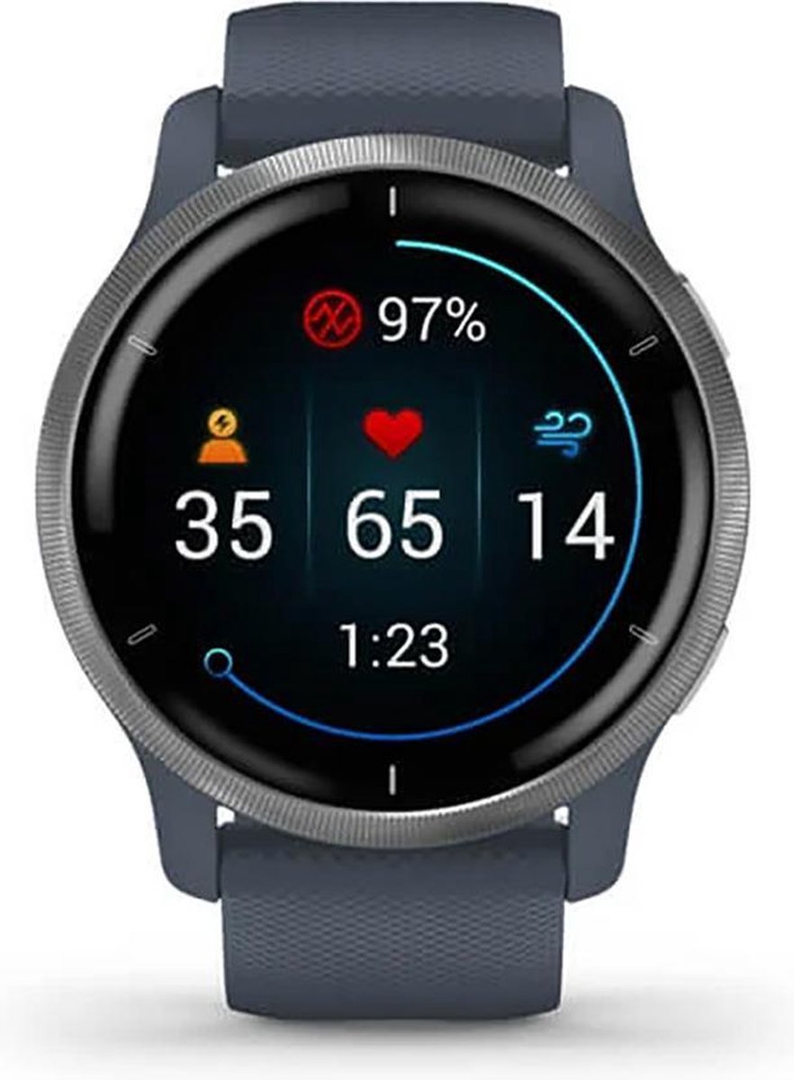 Garmin Venu 2 Zilver/ - Blauw