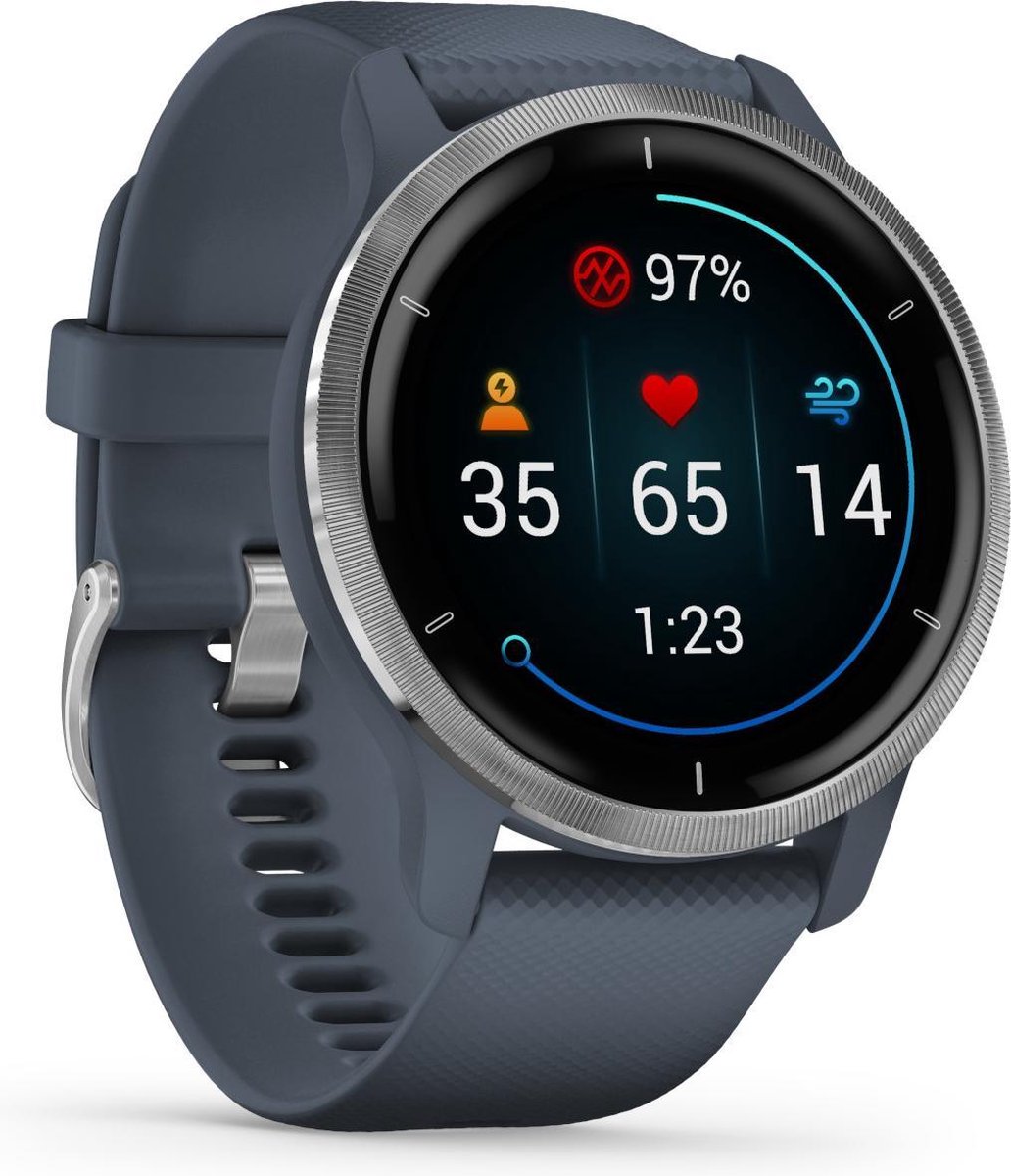 Garmin Venu 2 Zilver/ - Blauw