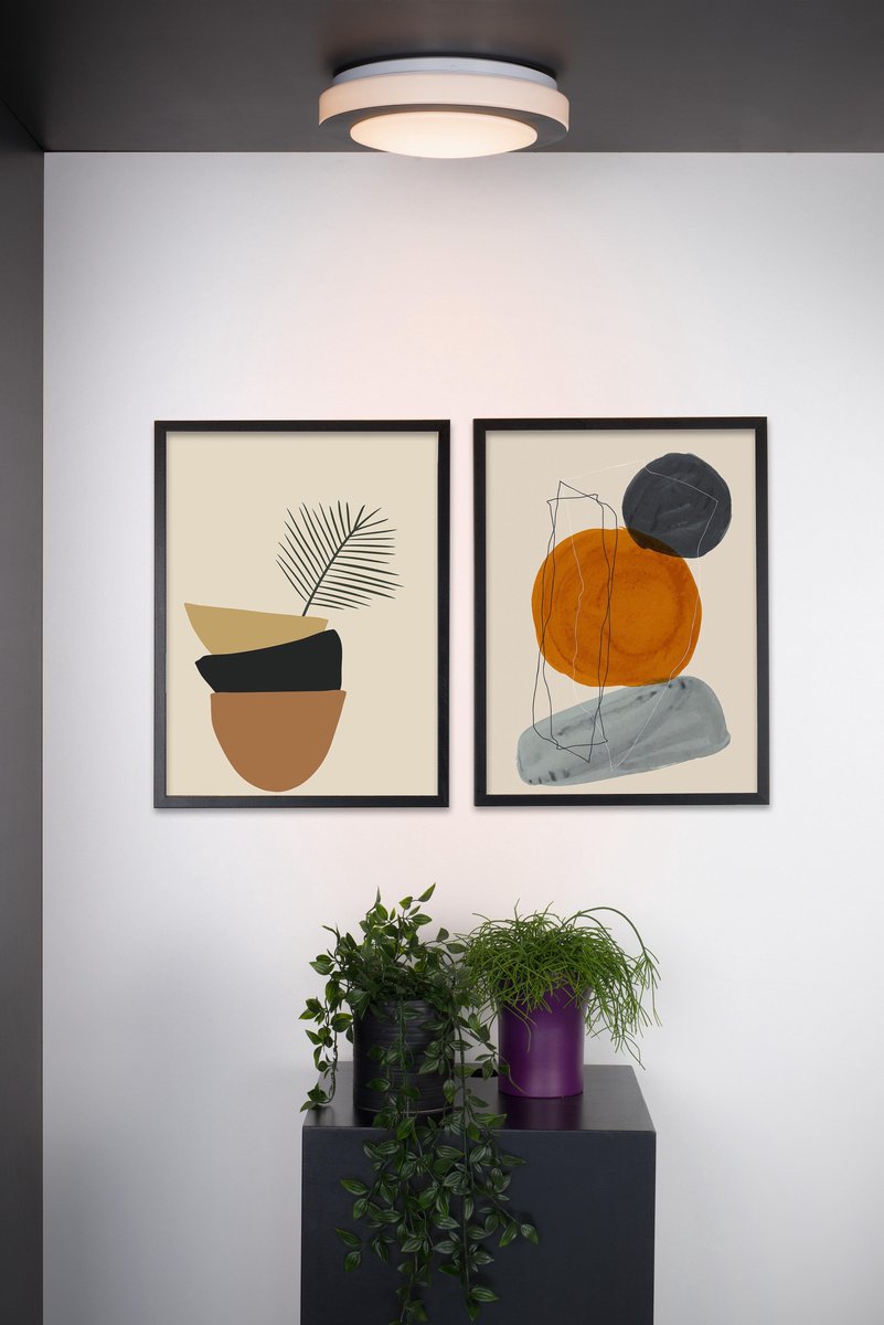 Lucide Dimy Plafondlamp Ø 28,6 cm - Zwart