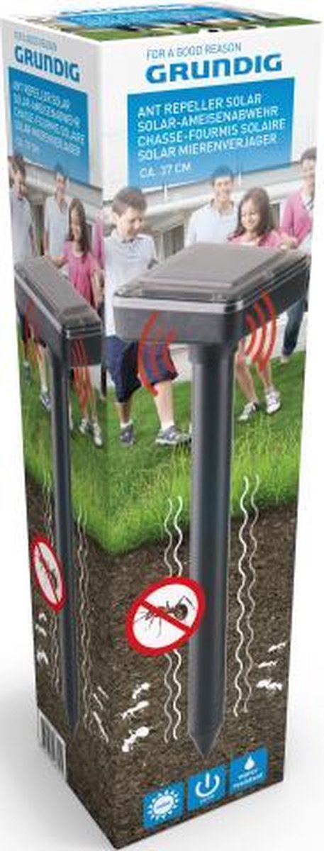 Grundig Mierenverjager Op Zonne Energie - 9,5 x 8 x 39 cm