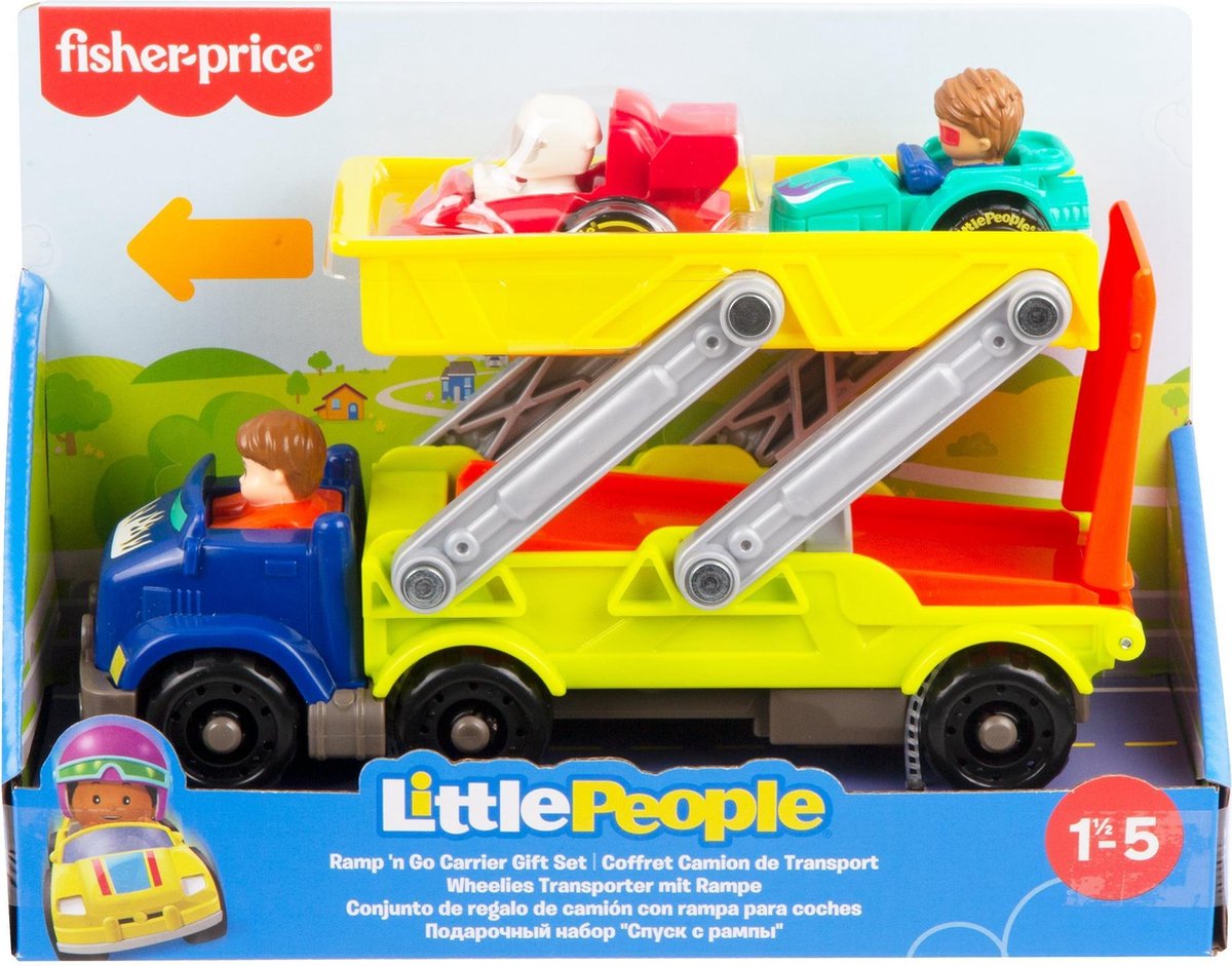 Mattel Fisher Price Little People Ramp 'n Go Carrier Gift Set
