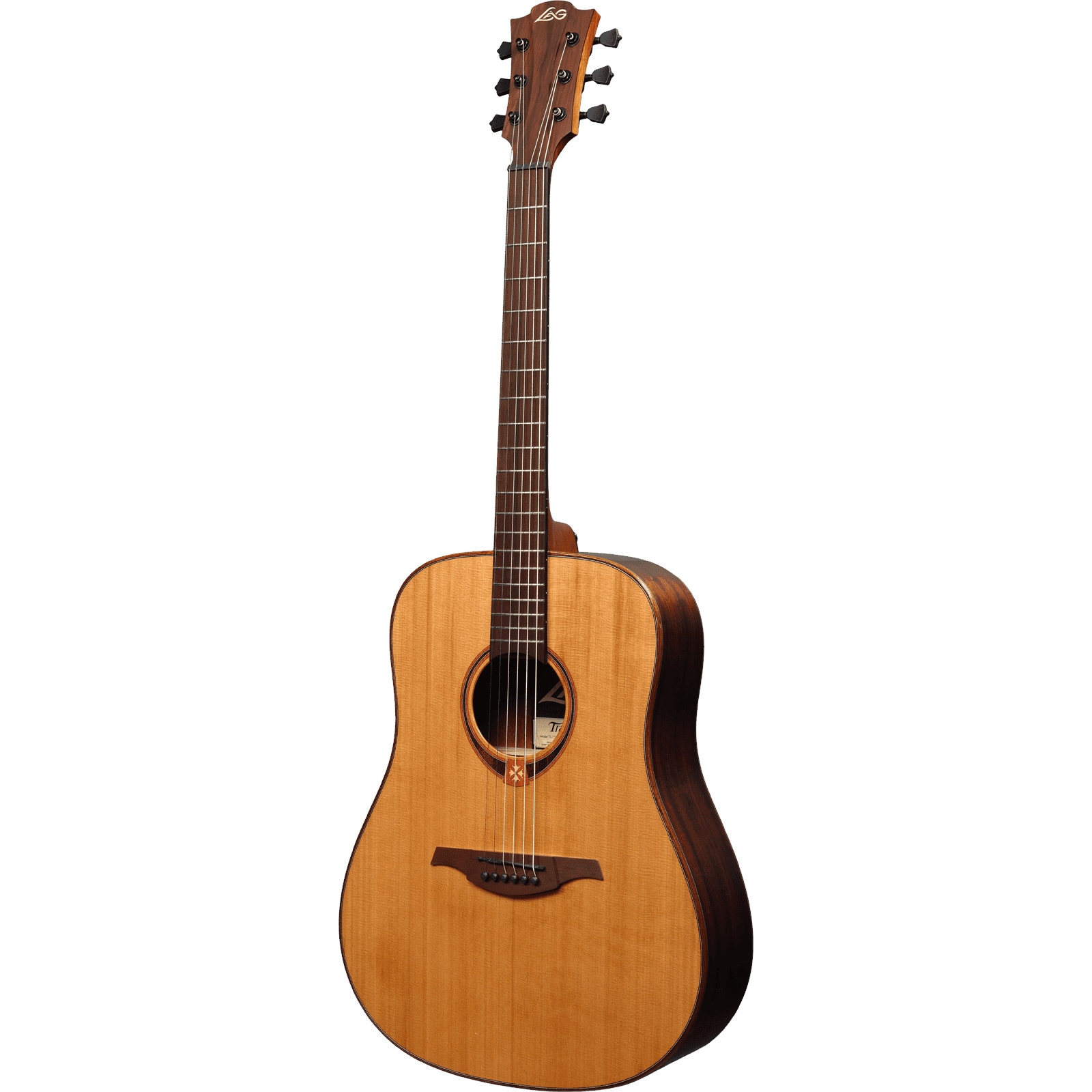 LAG Guitars Tramontane 118 TL118D Natural linkshandige akoestische westerngitaar