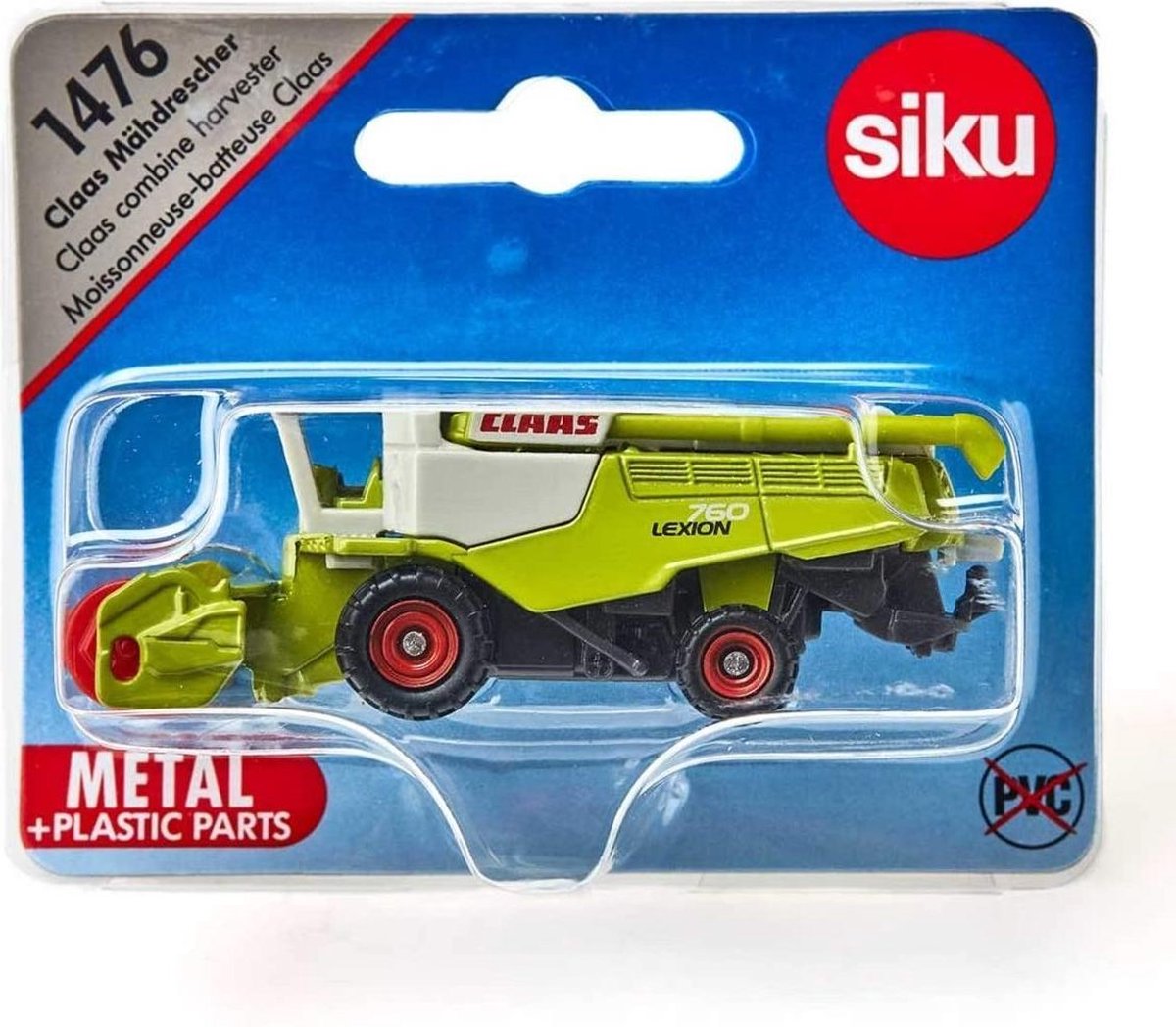 Siku Claas Lexion 760 combine lichtgroen (1476)