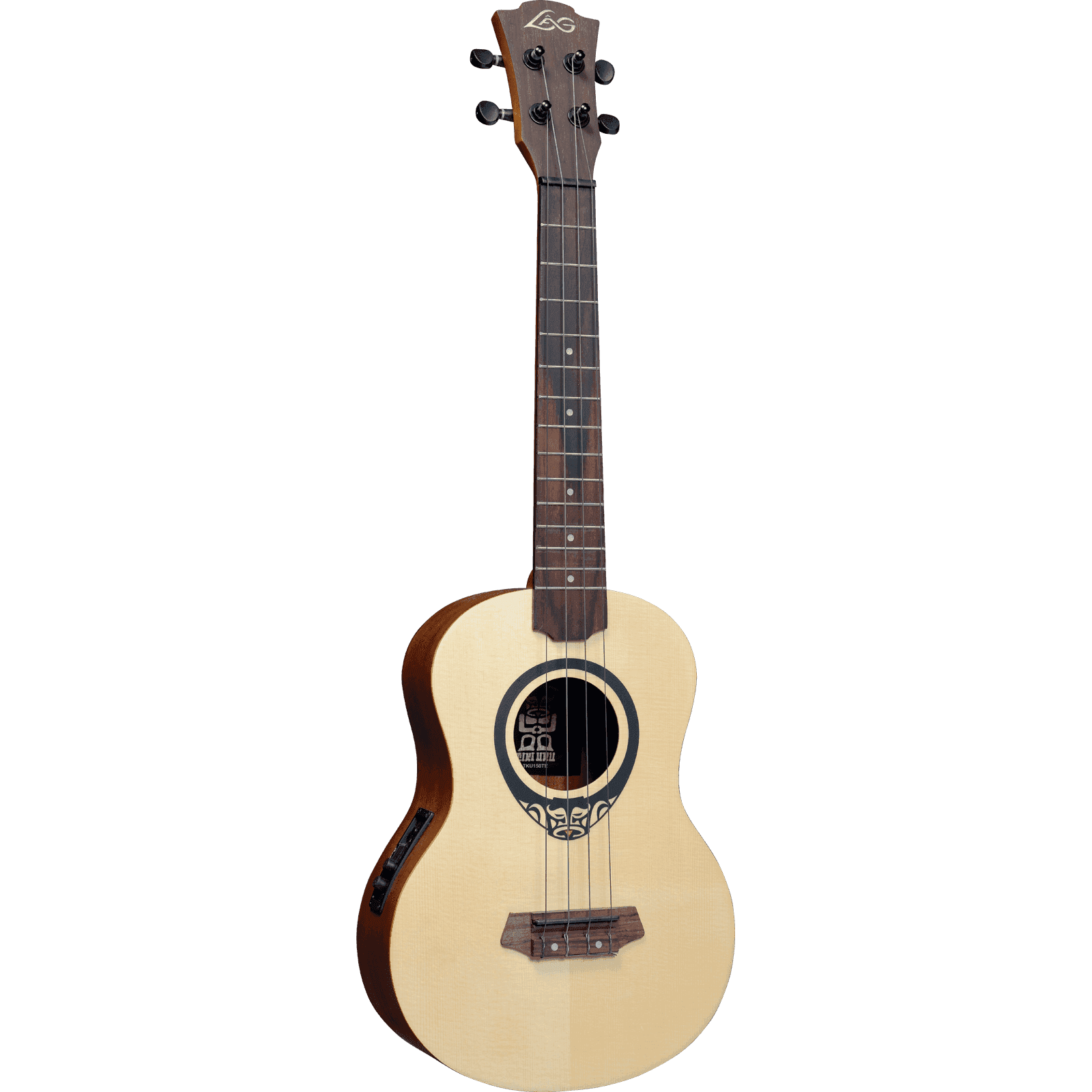 LAG Guitars Tiki Uku 150 TKU150TE elektrisch-akoestische thinline tenor ukelele met gigbag