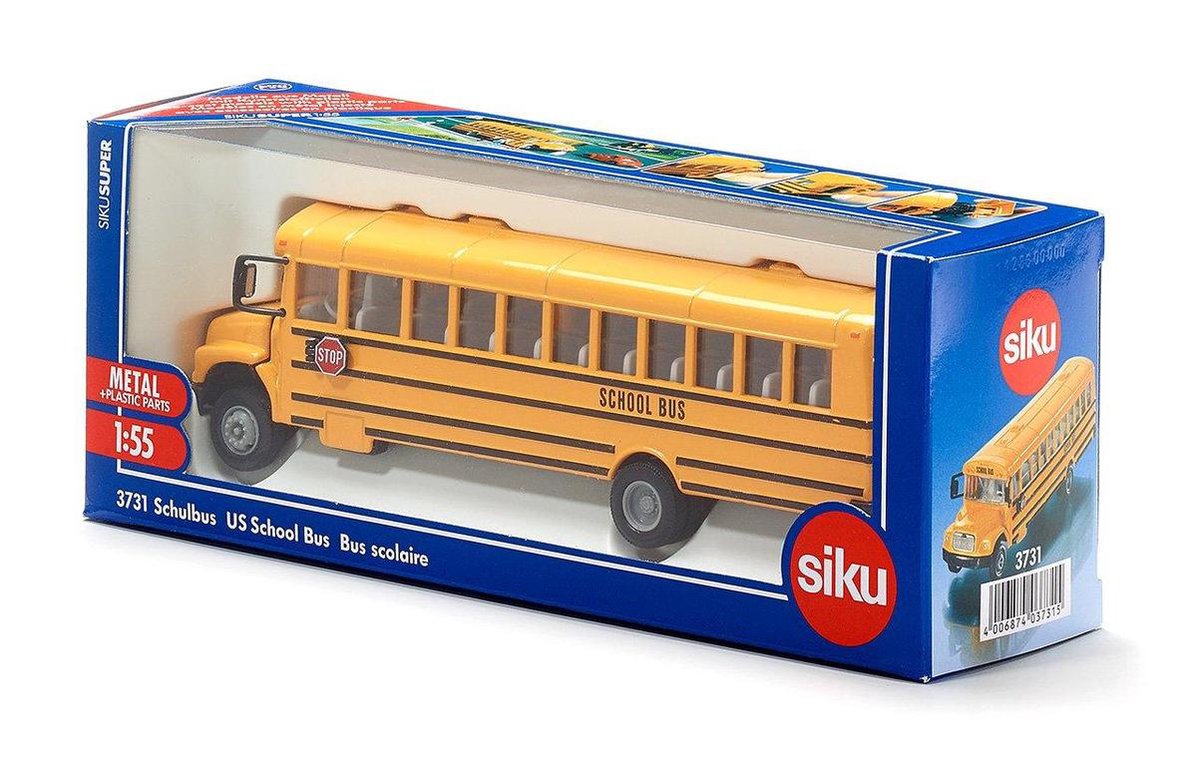 Siku Amerikaanse schoolbus (3731) - Geel