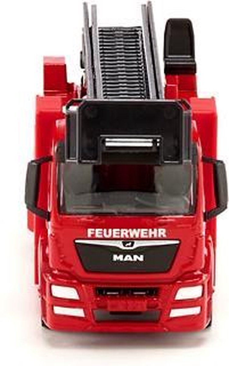 Siku Man brandweerwagen 20 cm kunststof/aluminium (2114) - Rood