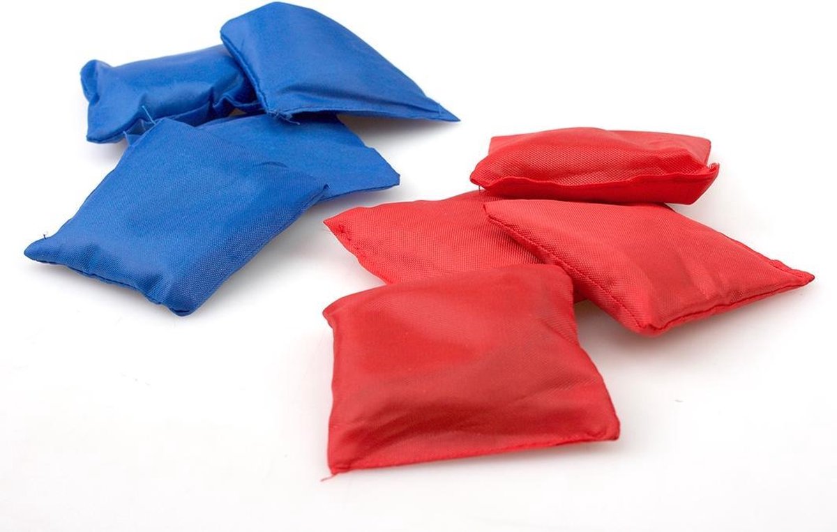 Tactic Classic Bean Bag zakkengooispel 10 delig - Blauw