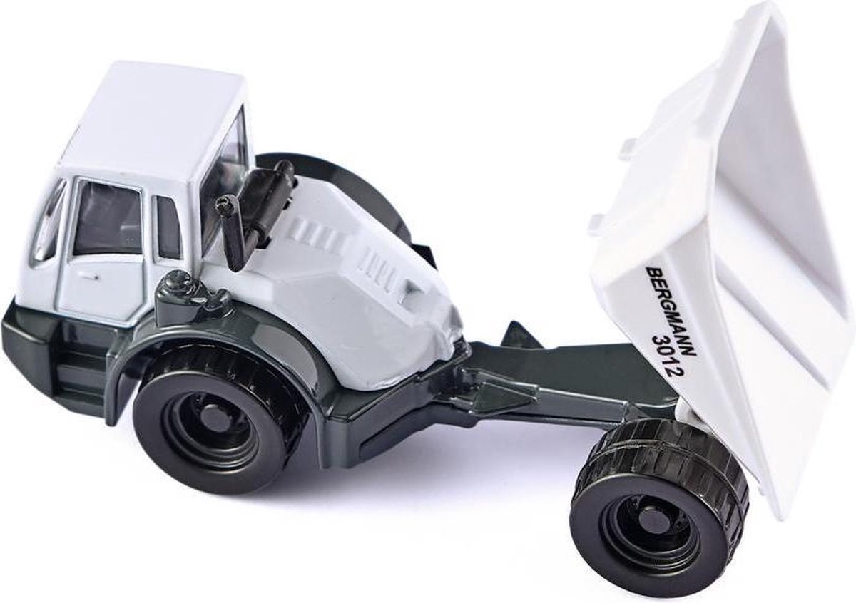 Siku betonwagen en kieper 20 cm staal wit/ 2 delig (1692) - Rood