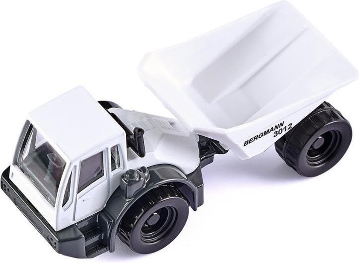 Siku betonwagen en kieper 20 cm staal wit/ 2 delig (1692) - Rood