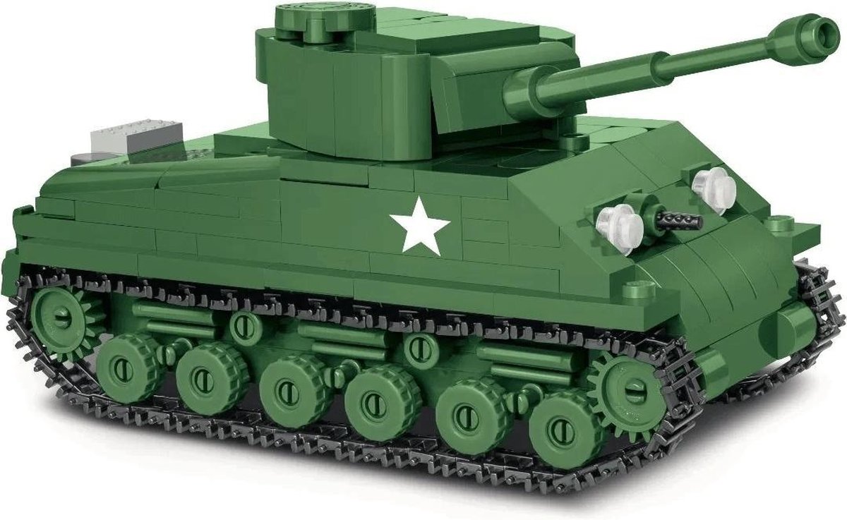 Cobi tank militair Sherman 23 cm - Groen