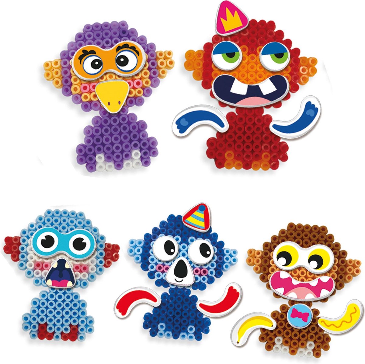 Ses strijkkralenset Beedz FunPins junior 1200 stuks