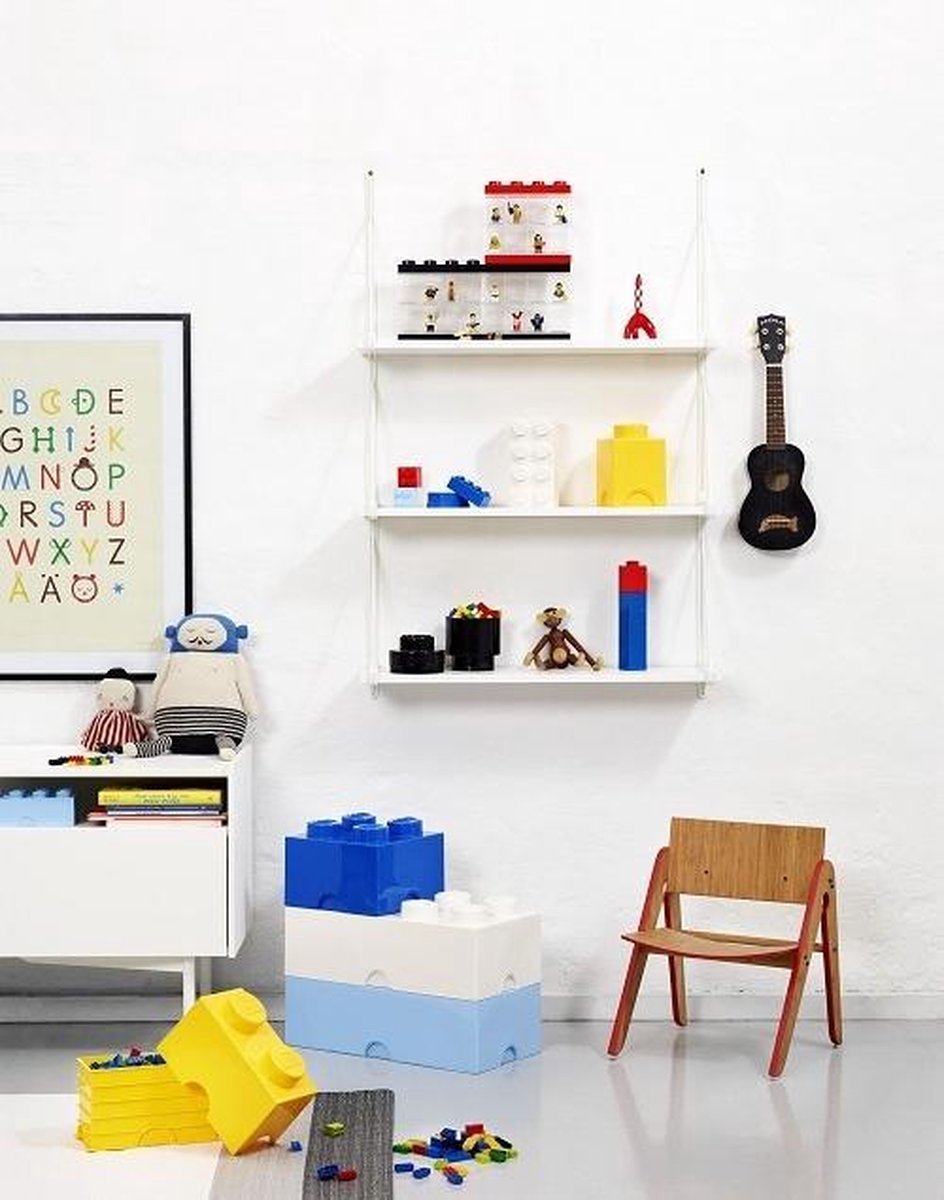 Room Copenhagen LEGO broodtrommel Brick 8 junior 20 x 10 x 7,5 cm PP - Wit