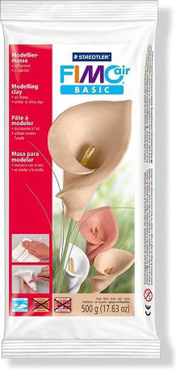 fimo boetseerklei Air Basic 500 gram - Bruin
