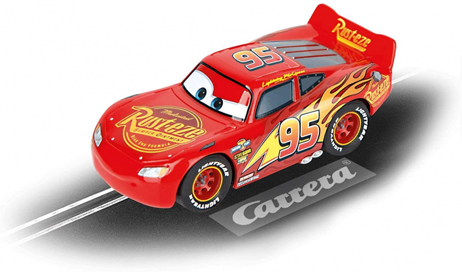 Carrera racebaanauto Disney Lightning McQueen 1:50 - Rood