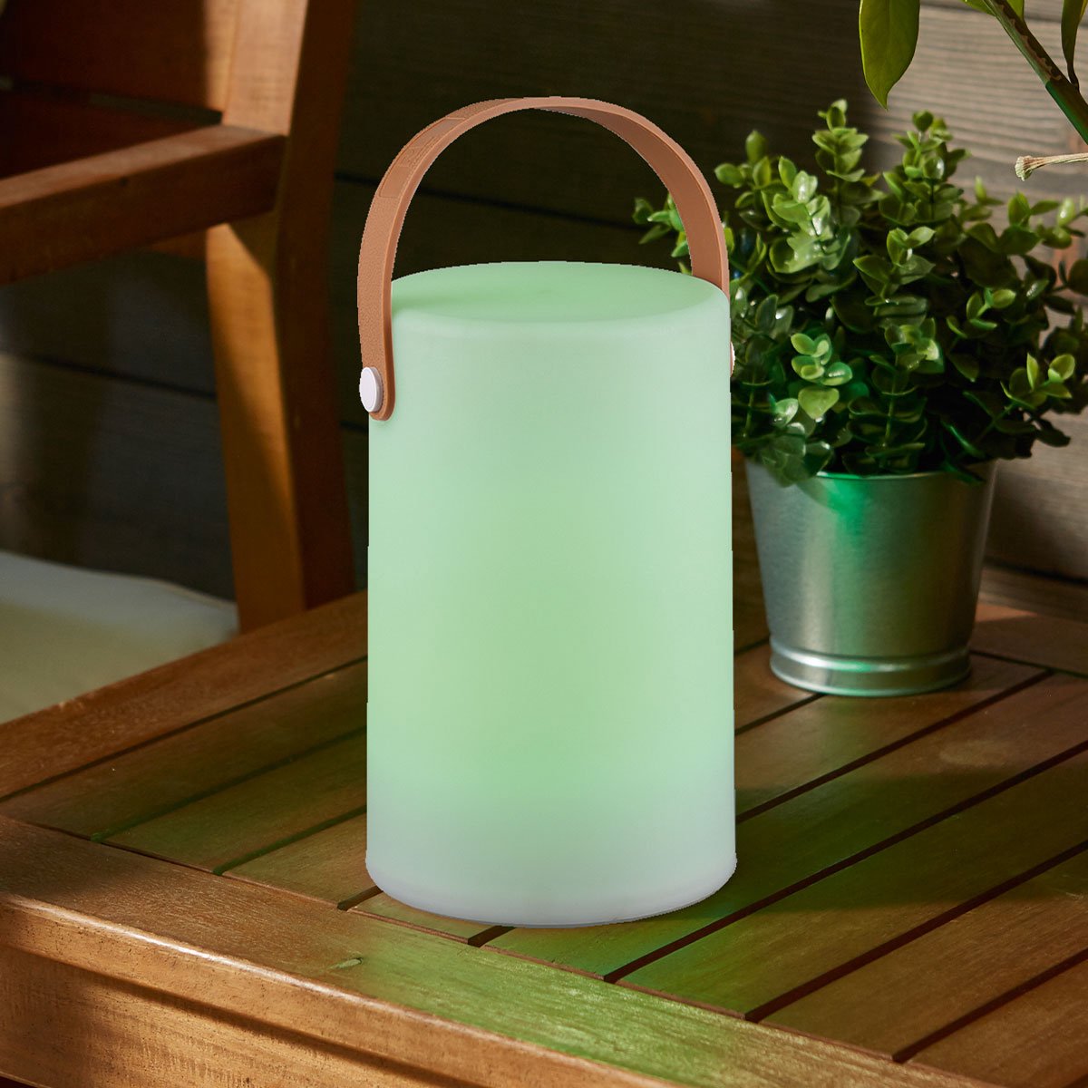 Reality Trio Leuchten Tafellamp Aruba Led RGB- - Wit