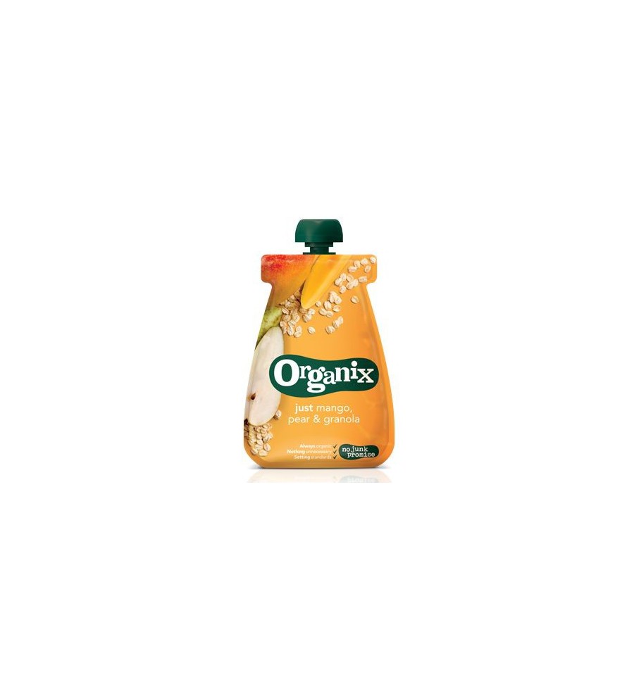 Organix Just Just oatmeal pear granola 6-36 maanden bio 100 gram