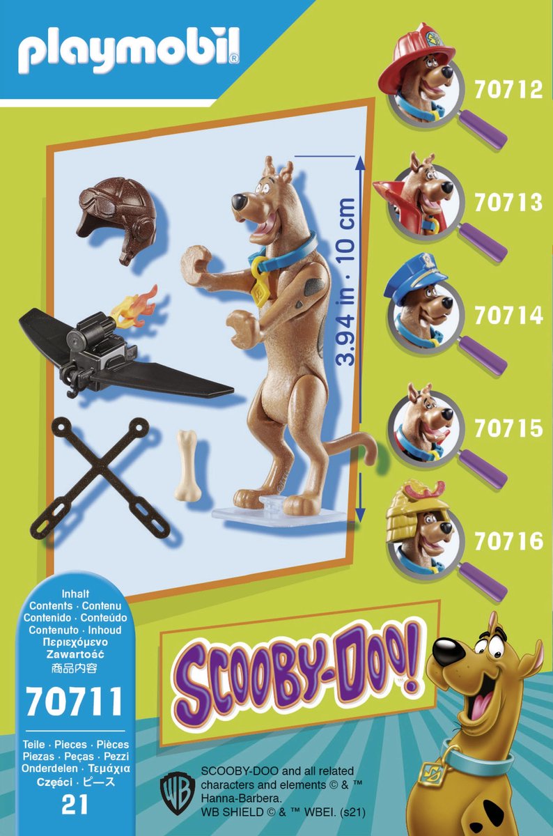 Playmobil Scooby Doo Verzamelfiguur piloot (70711)