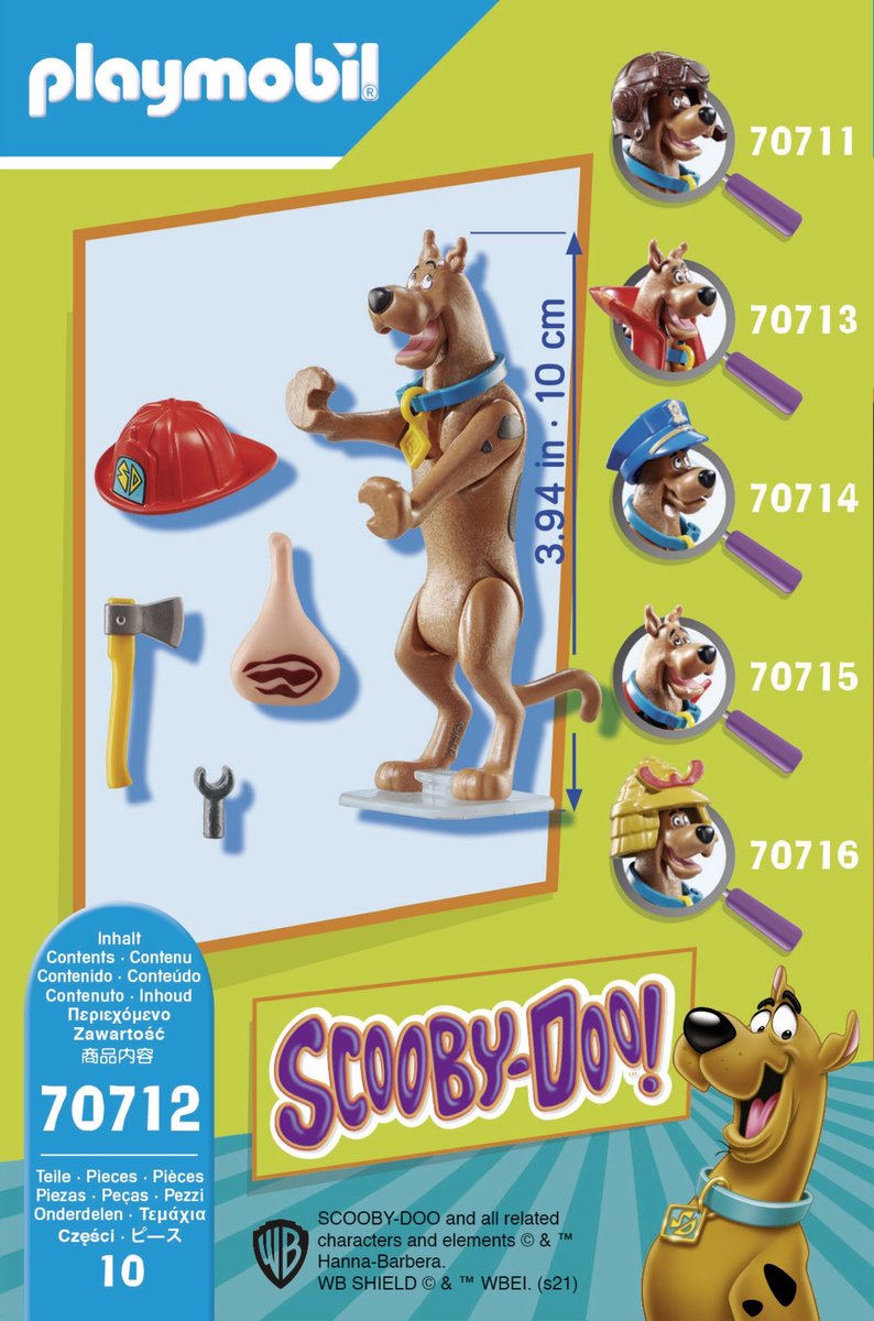 Playmobil Scooby Doo Verzamelfiguur brandweerman (70712)