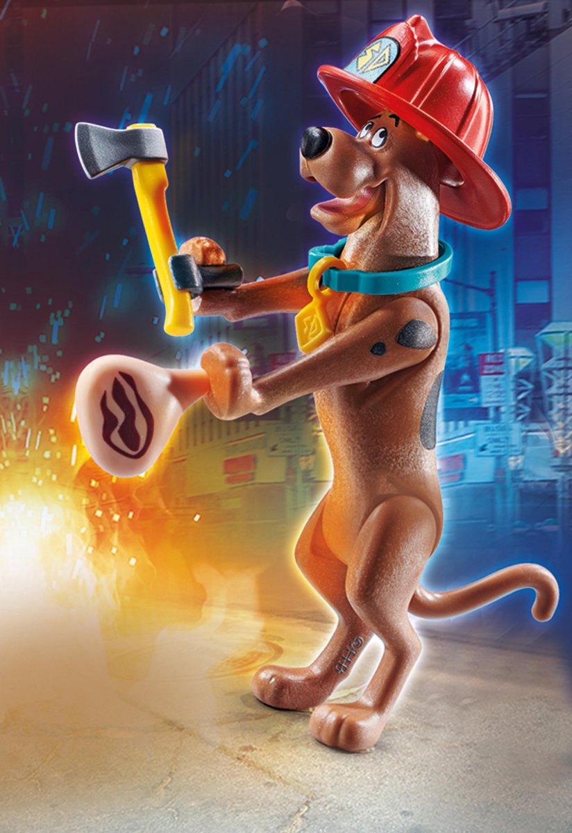 Playmobil Scooby Doo Verzamelfiguur brandweerman (70712)