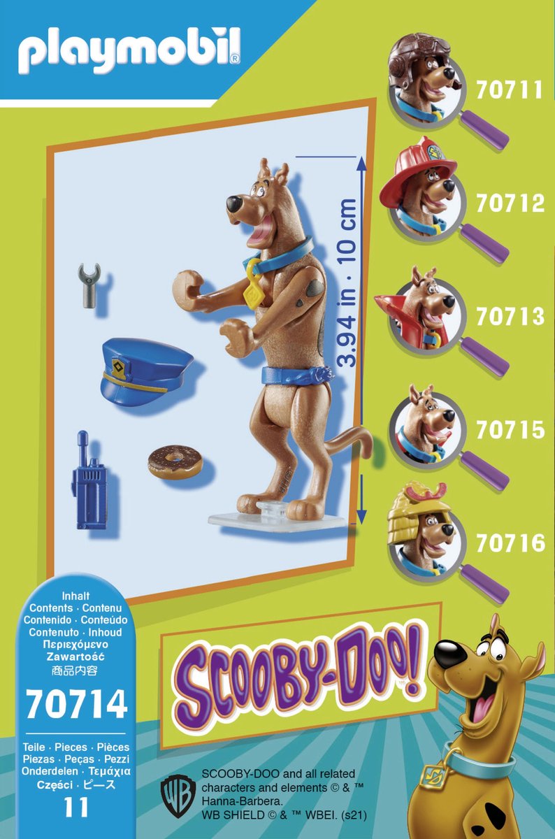 Playmobil Scooby Doo Verzamelfiguur politie (70714)