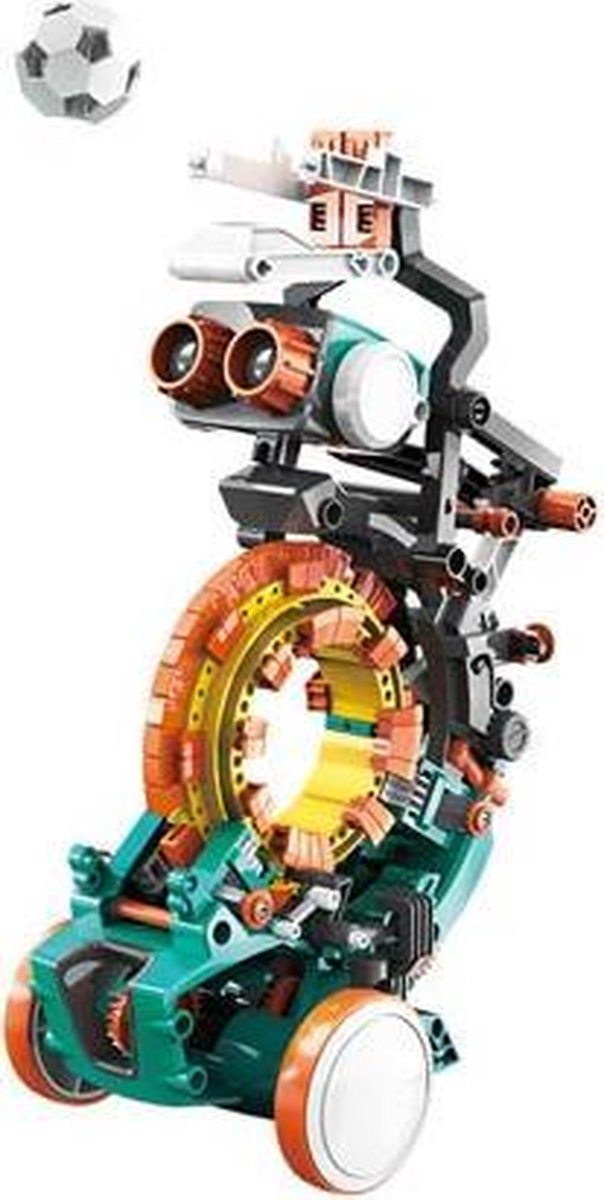 Velleman bouwkit robot instelbaar 5 in 1 groen