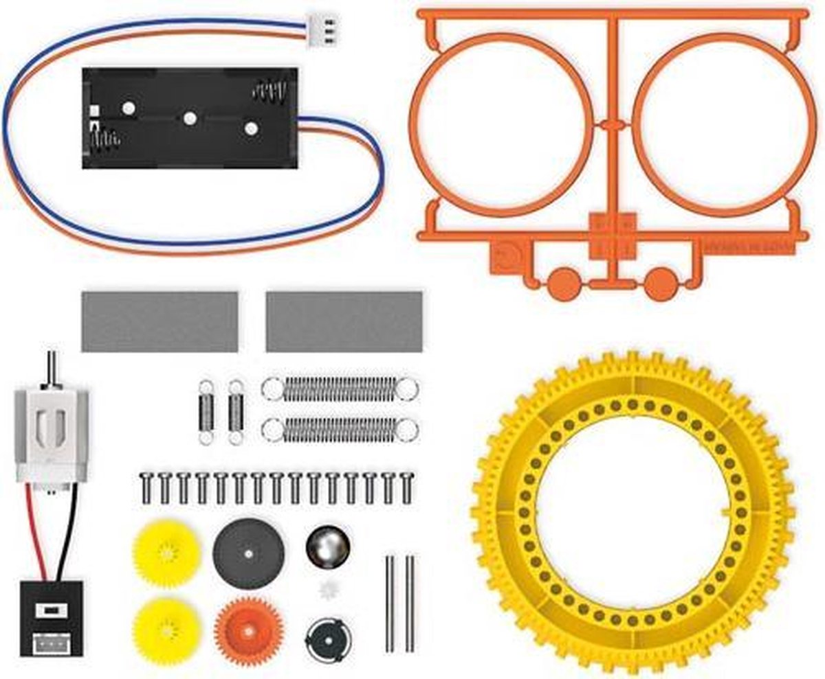 Velleman bouwkit robot instelbaar 5 in 1 groen
