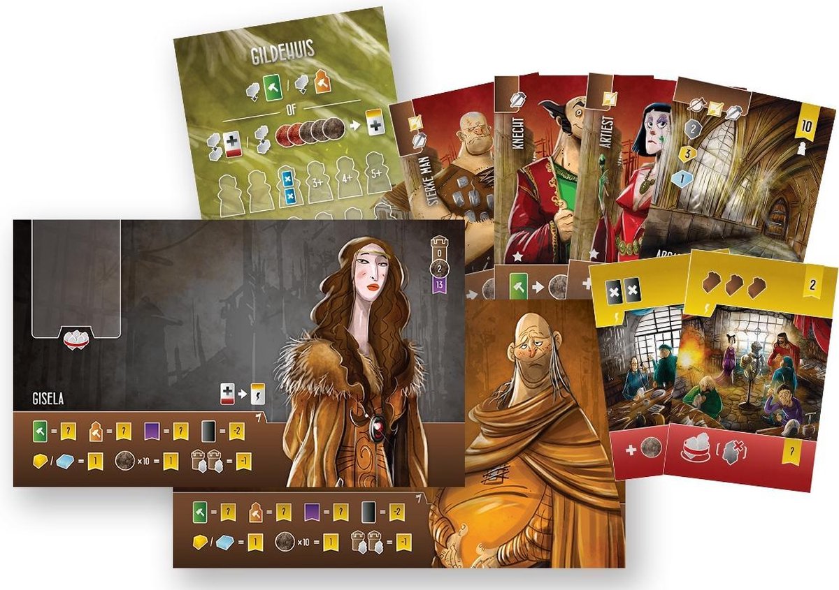 White Goblin Games uitbreiding Architecten: Ambachtslieden - Rood