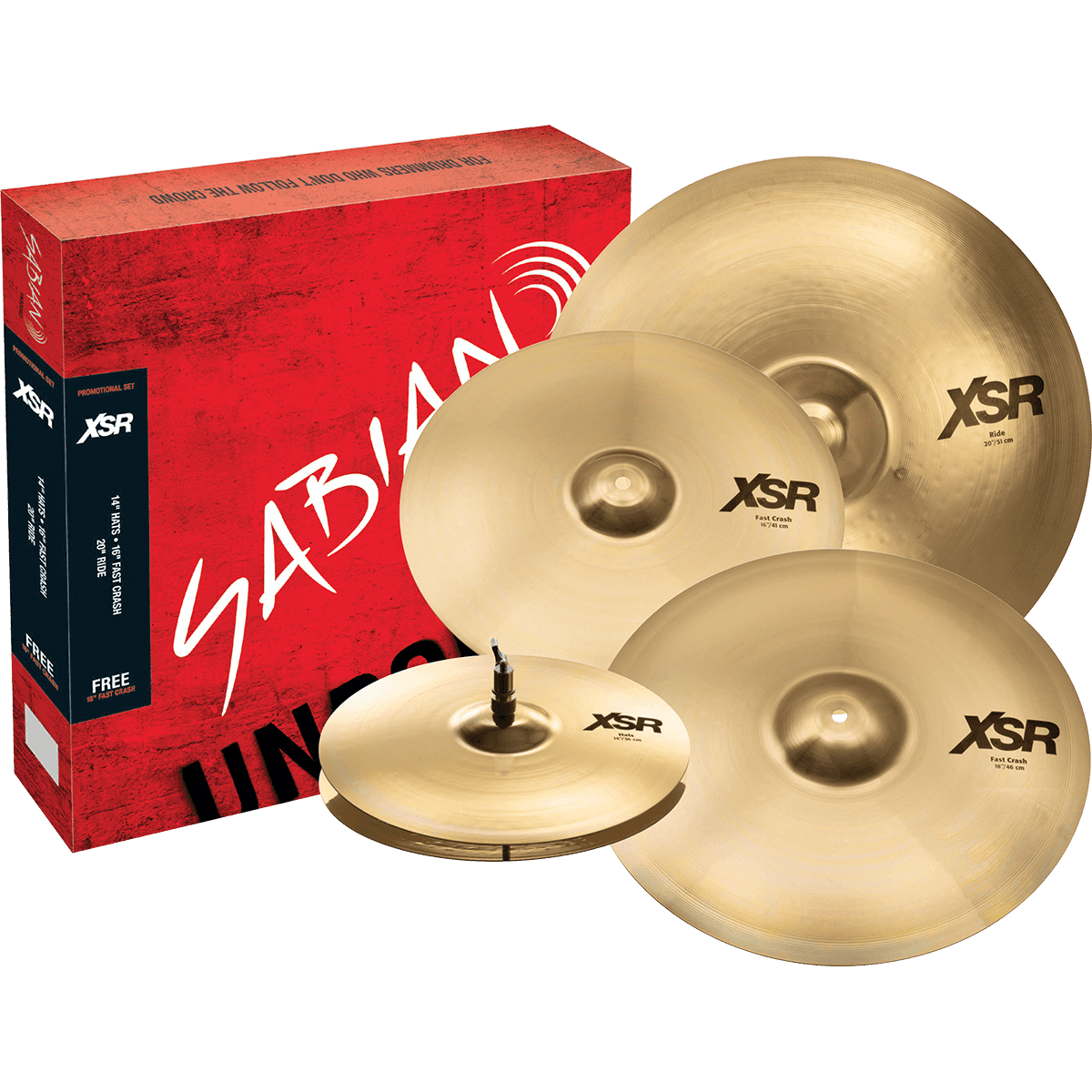 Sabian XSR Performance Set vierdelige bekkenset