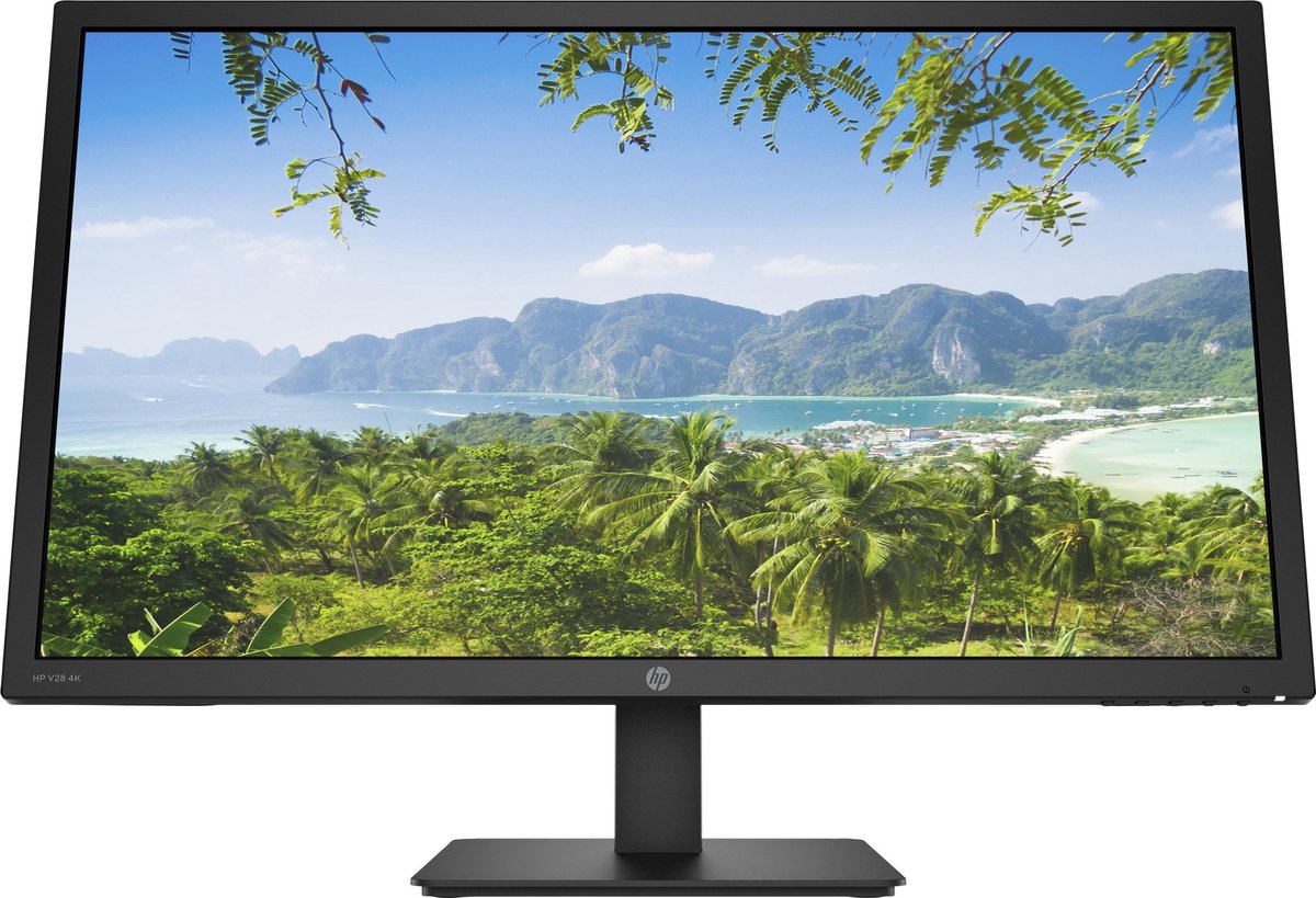 HP V28 4K monitor - Negro