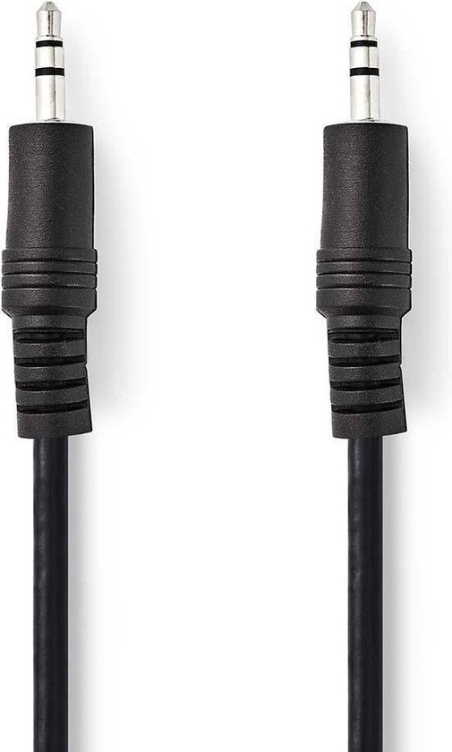 Nedis CAGP22000BK15 stereo-audiokabel 3.5mm - 3.5mm 1.5 meter - Zwart