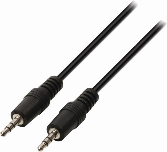 Nedis CAGP22000BK15 stereo-audiokabel 3.5mm - 3.5mm 1.5 meter - Zwart