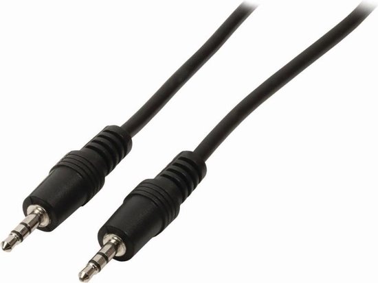 Nedis CAGB22000BK50 stereo-audiokabel 3.5mm male - 3.5mm male 5 meter - Zwart