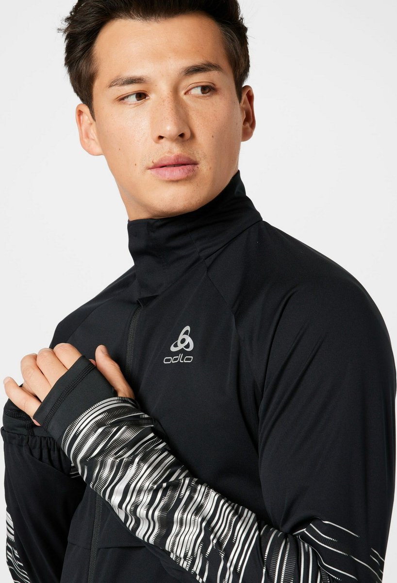 Odlo Zeroweight Warm Refl Jack Men - Zwart