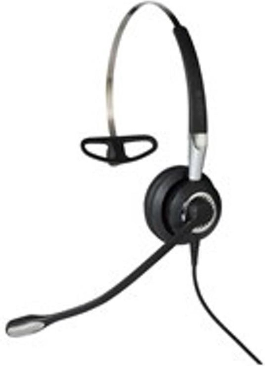 Jabra Biz 2400 II QD Mono NC 3-in-1 Wideband Headset oorhaak, Hoofdband, Neckband Zwart, Zilver - Silver