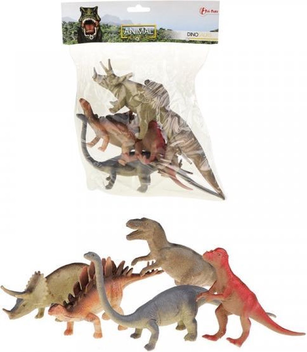 Toi-Toys Toi Toys speelset dinosaurussen 5 delig