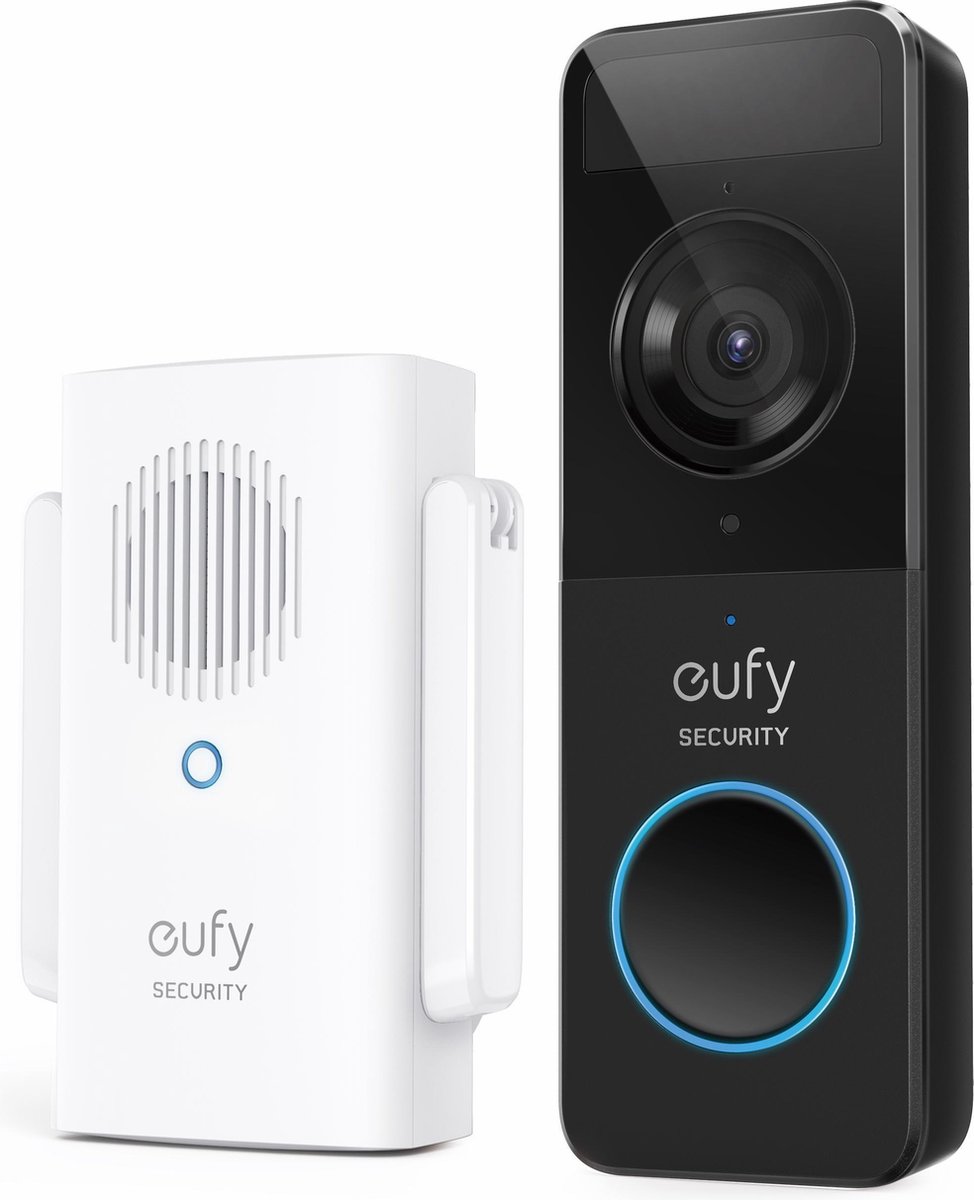 Eufy Video Doorbell Battery Slim - Zwart