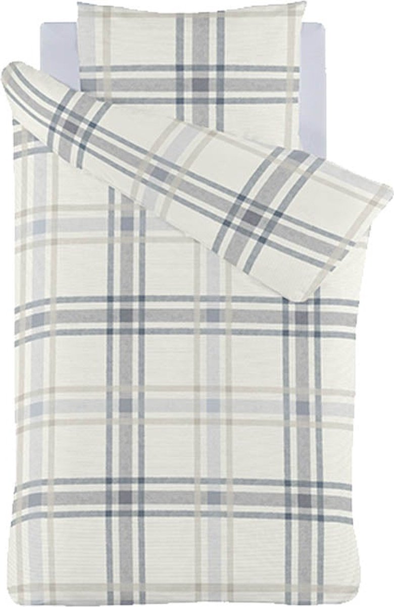 Huismerk Premium Dekbedovertrek Renforcé All-Over Ecru - 140 x 220 cm - Bruin