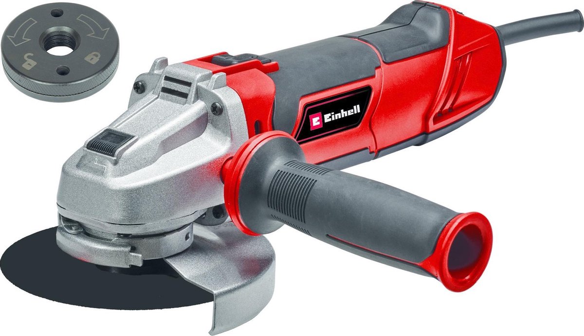 Einhell TE-AG 125/1010 CE Q Haakse Slijper - 1010W - 125mm