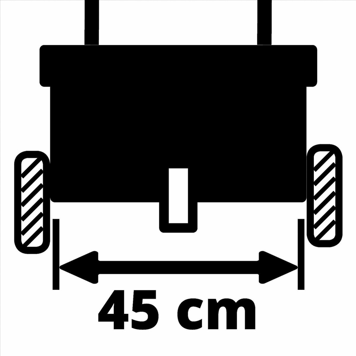 Einhell GC-SR 12 Strooiwagen - 45cm - 12L