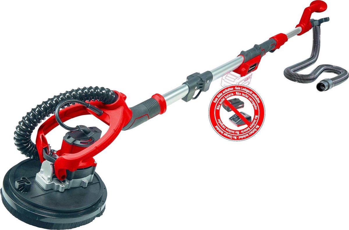 Einhell TE-DW 18/225 Li Solo 18V Li-Ion accu wand/plafondschuurmachine body - 225mm - 1650mm
