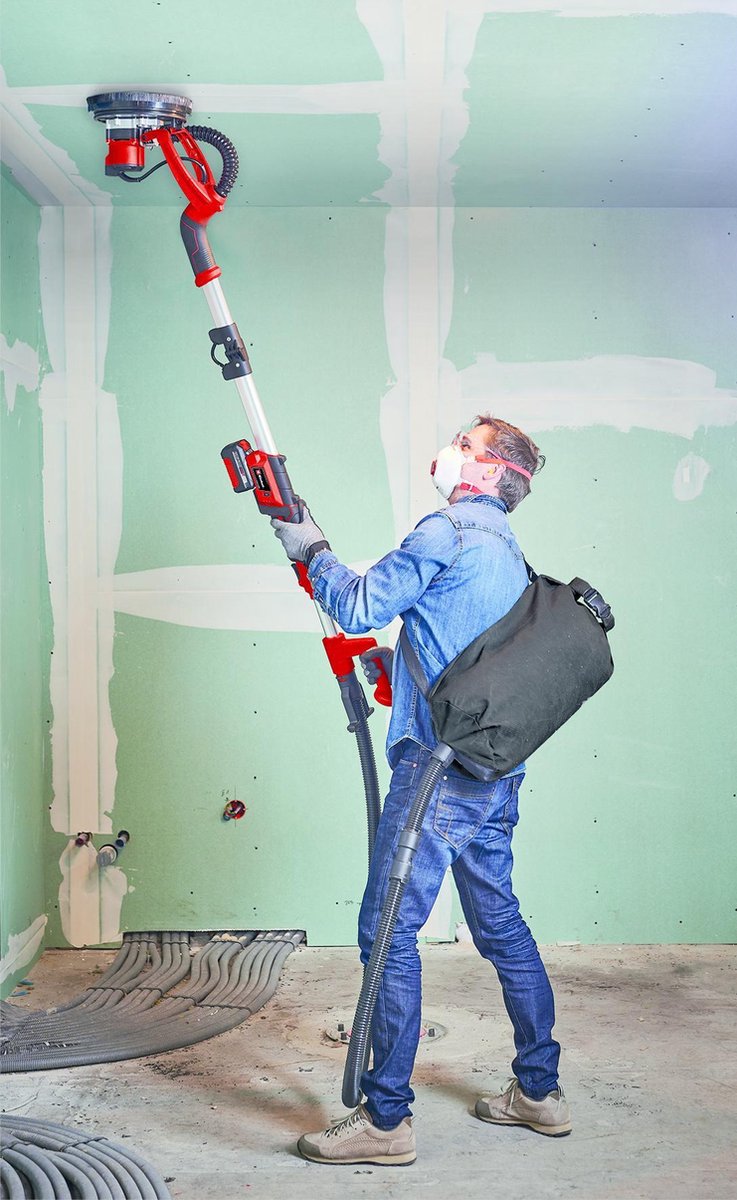 Einhell TE-DW 18/225 Li Solo 18V Li-Ion accu wand/plafondschuurmachine body - 225mm - 1650mm