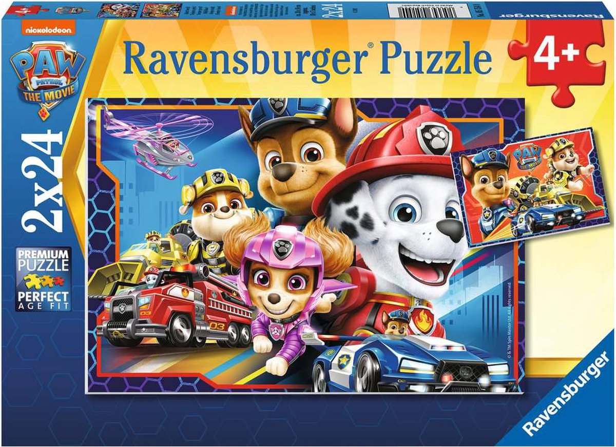 Ravensburger Puzzel Paw Patrol 2x24 Stukjes