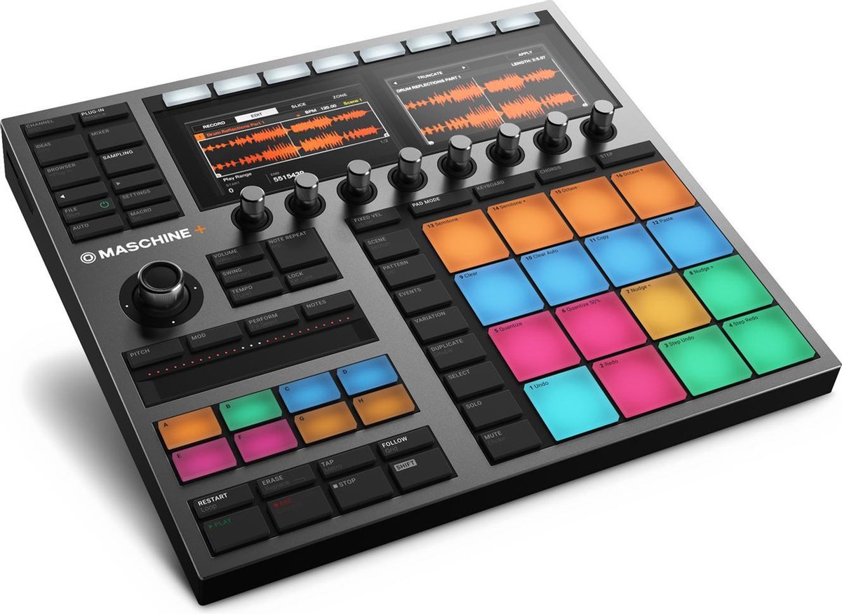 Native Instruments Maschine+ muziekproductie console (standalone/controller)