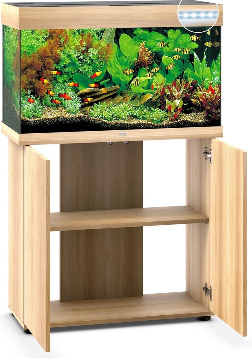 Juwel Kast Rio 125 Sbx 81x36x73 cm - Aquariummeubel - Licht Hout