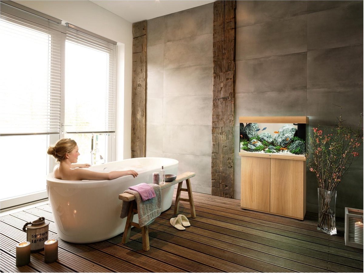 Juwel Kast Rio 125 Sbx 81x36x73 cm - Aquariummeubel - Licht Hout