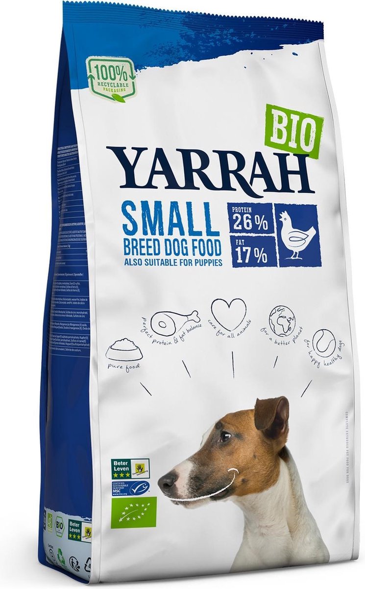 Yarrah Biologisch Small Breed - Hondenvoer - 5 kg