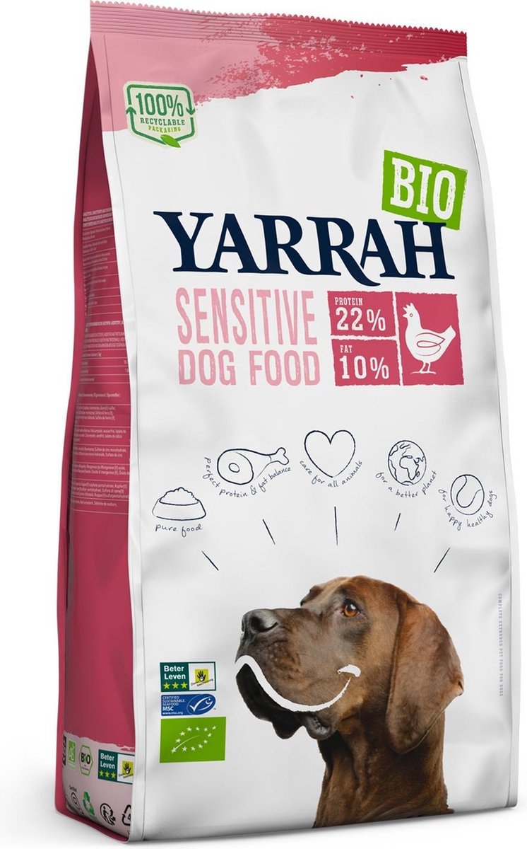 Yarrah Biologisch Sensitive - Hondenvoer - 2 kg