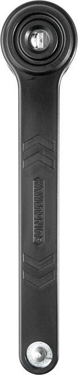 Kryptonite vouwslot met houder Kryptolok 100 cm staal - Zwart