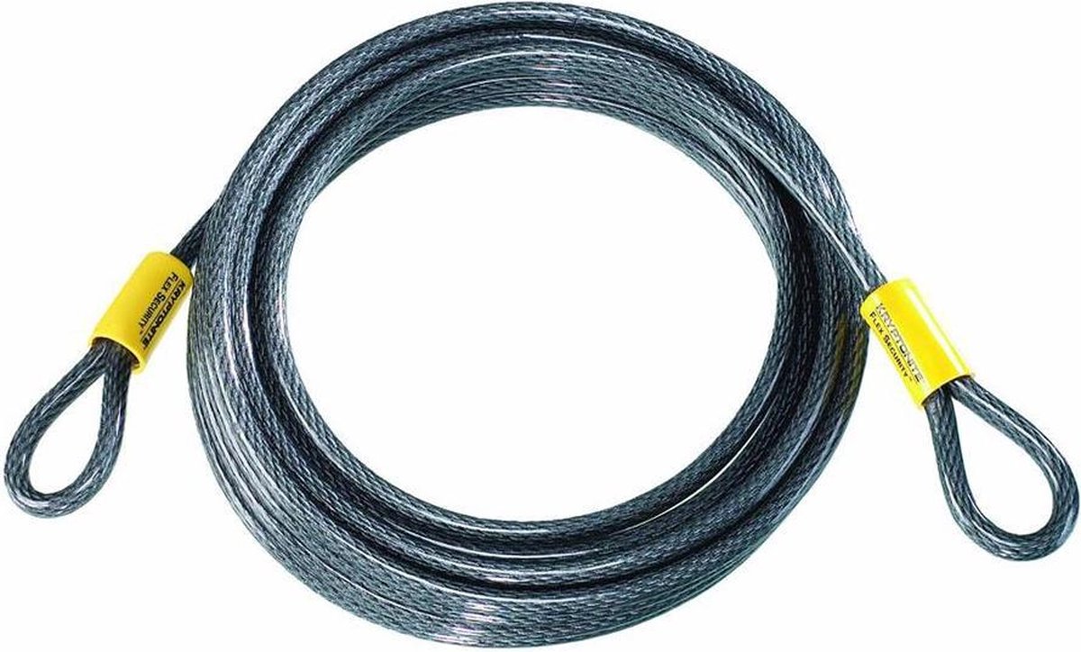 Kryptonite kabelslot KryptoFlex 930 cm staal zilver - Silver